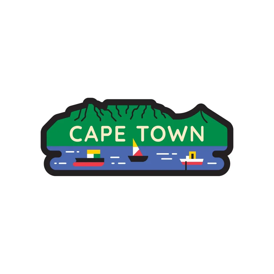 Vagabond Heart Cape Town klistermærke vinyl 38x95