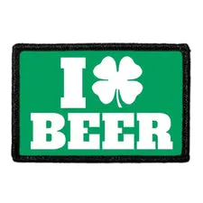 Pull Patch I Shamrock Beer patch velcro grøn