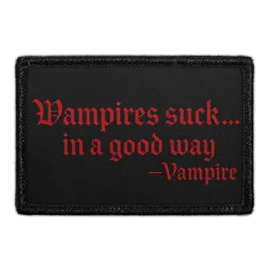 Pull Patch Vampires Suck patch velcro sjov