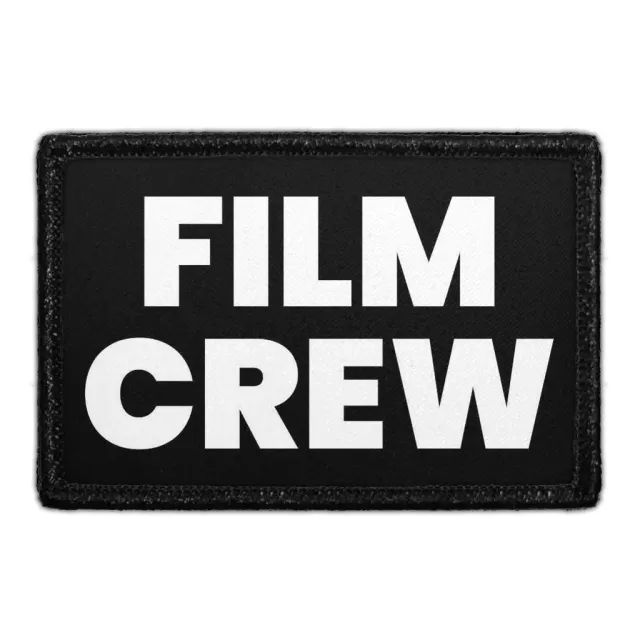 Pull Patch Film Crew patch med velcro