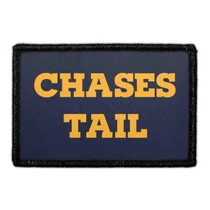 Pull Patch Chases Tail patch 3x2 hvalp