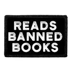 Pull Patch Reads Banned Books patch 76x51 mm velcro