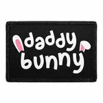 Pull Patch Daddy Bunny patch med velcro 7,6 x 5 cm