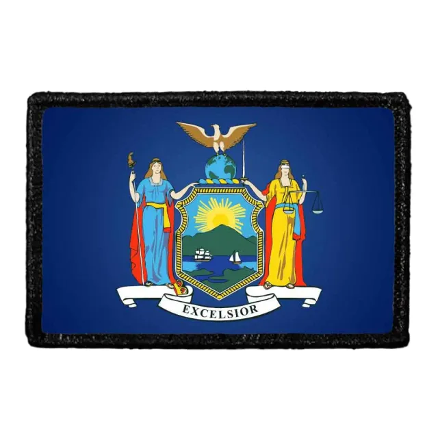 Pull Patch New York State Flag patch farve velcro