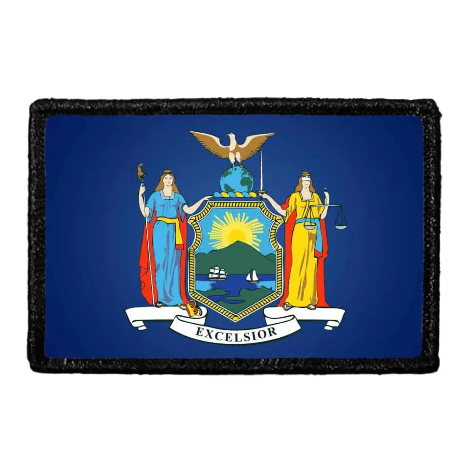 Pull Patch New York State Flag patch farve velcro