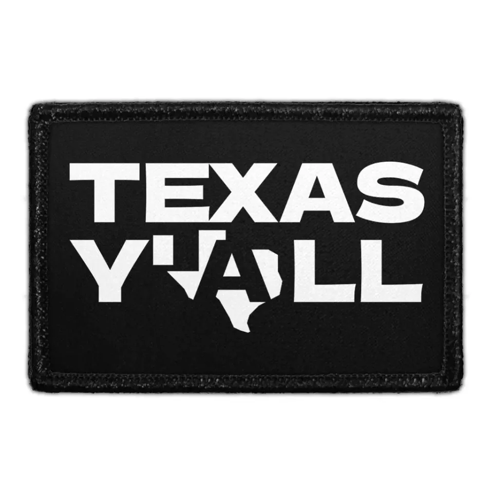 Pull Patch Texas Y'all velcropatch aftagelig