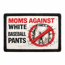 Pull Patch Baseball Mom patch med velcro 7,6 cm