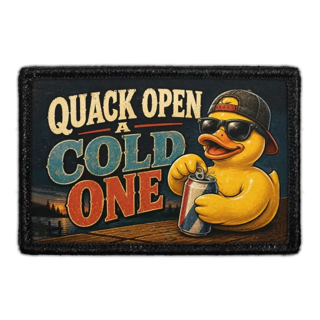 Pull Patch Quack Open Cold One patch øl