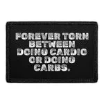Pull Patch Cardio Carbs humorpatch med velcro