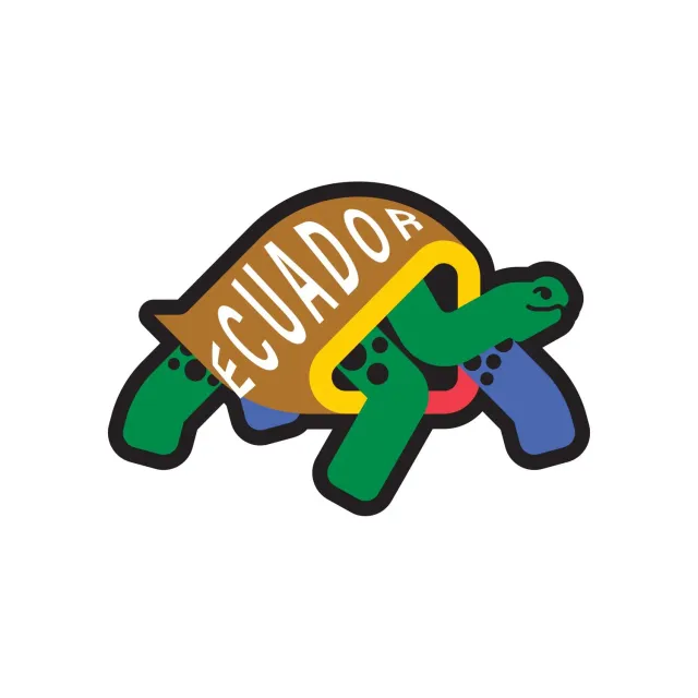 Vagabond Heart Ecuador klistermærke vinyl mat