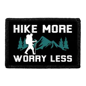 Pull Patch Hike More Worry Less patch med velcro