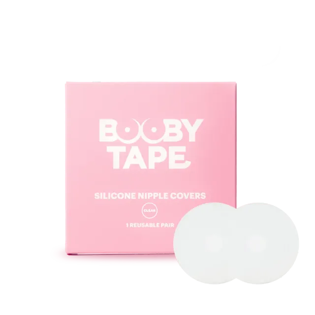 Booby Tape Silicone Nipple Covers nippelcovers Clear genanvendelige