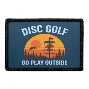 Pull Patch Go Play Outside disc golf patch med velcro