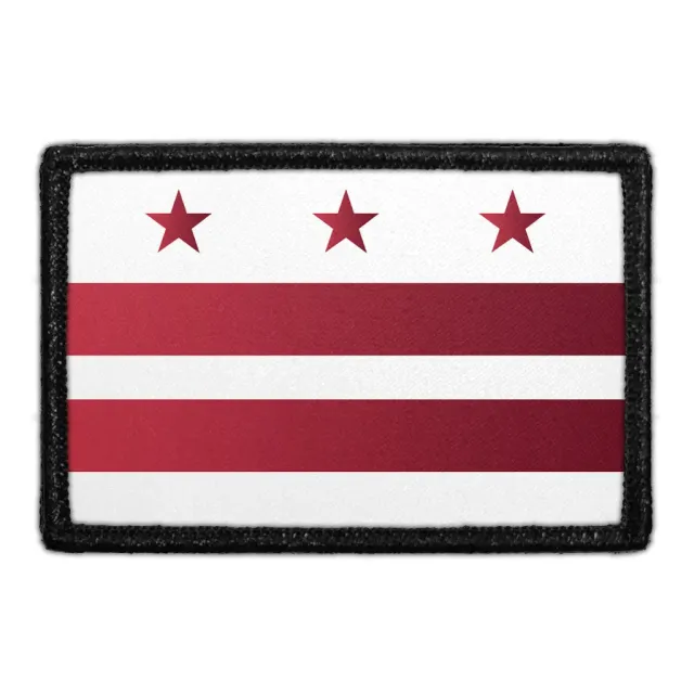 Pull Patch Washington D.C. City Flag patch farve