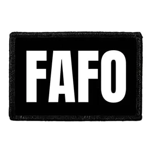 Pull Patch FAFO patch med velcro sort