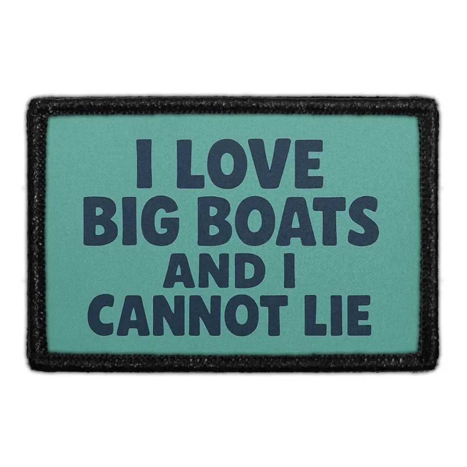 Pull Patch Big Boats patch velcro 76 mm sjov