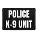 Pull Patch Police K-9 Unit patch 3x2 velcro