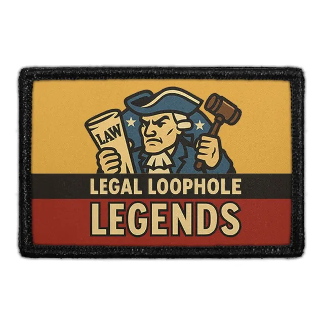 Pull Patch Legal Loophole Legends patch med velcro