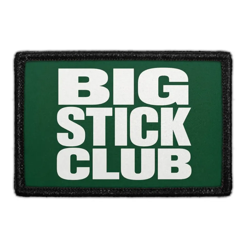 Pull Patch Big Stick Club patch golf velcro