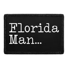 Pull Patch Florida Man patch med velcro
