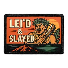 Pull Patch Lei'd & Slayed patch med velcro festmotiv