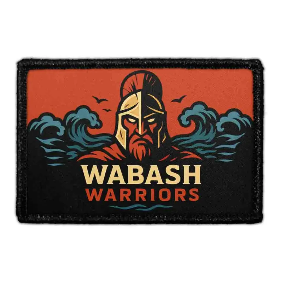 Pull Patch Wabash Warriors patch velcro 7,6x5,1 cm