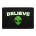 Pull Patch Alien Head Believe patch med velcro