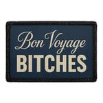 Pull Patch Bon Voyage Bitches patch med velcro rejse