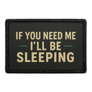 Pull Patch I'll Be Sleeping patch med velcro 76x51 mm