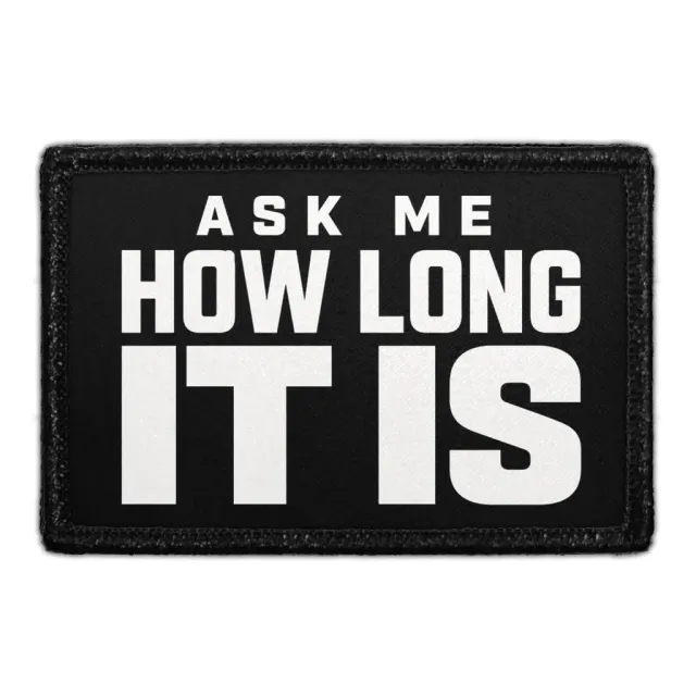 Pull Patch Ask Me How Long It Is patch 3x2 golf