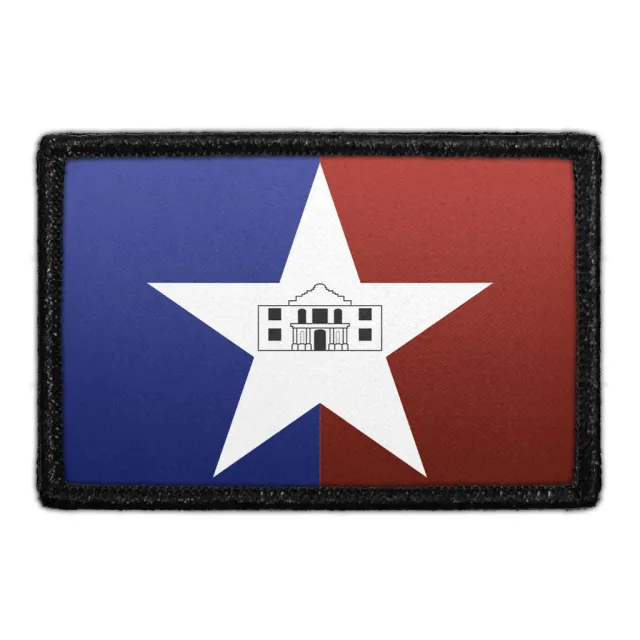 Pull Patch San Antonio City Flag patch farvet velcro