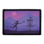 Pull Patch Female Disc Golfer patch med velcro 1 stk