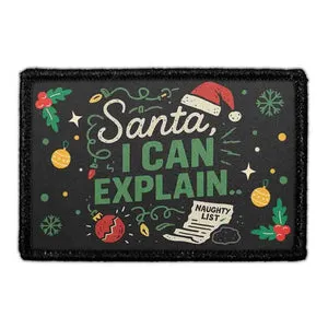 Pull Patch Santa I Can Explain patch – jul