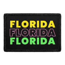 Pull Patch Florida Repeat lap med velcro 1 stk