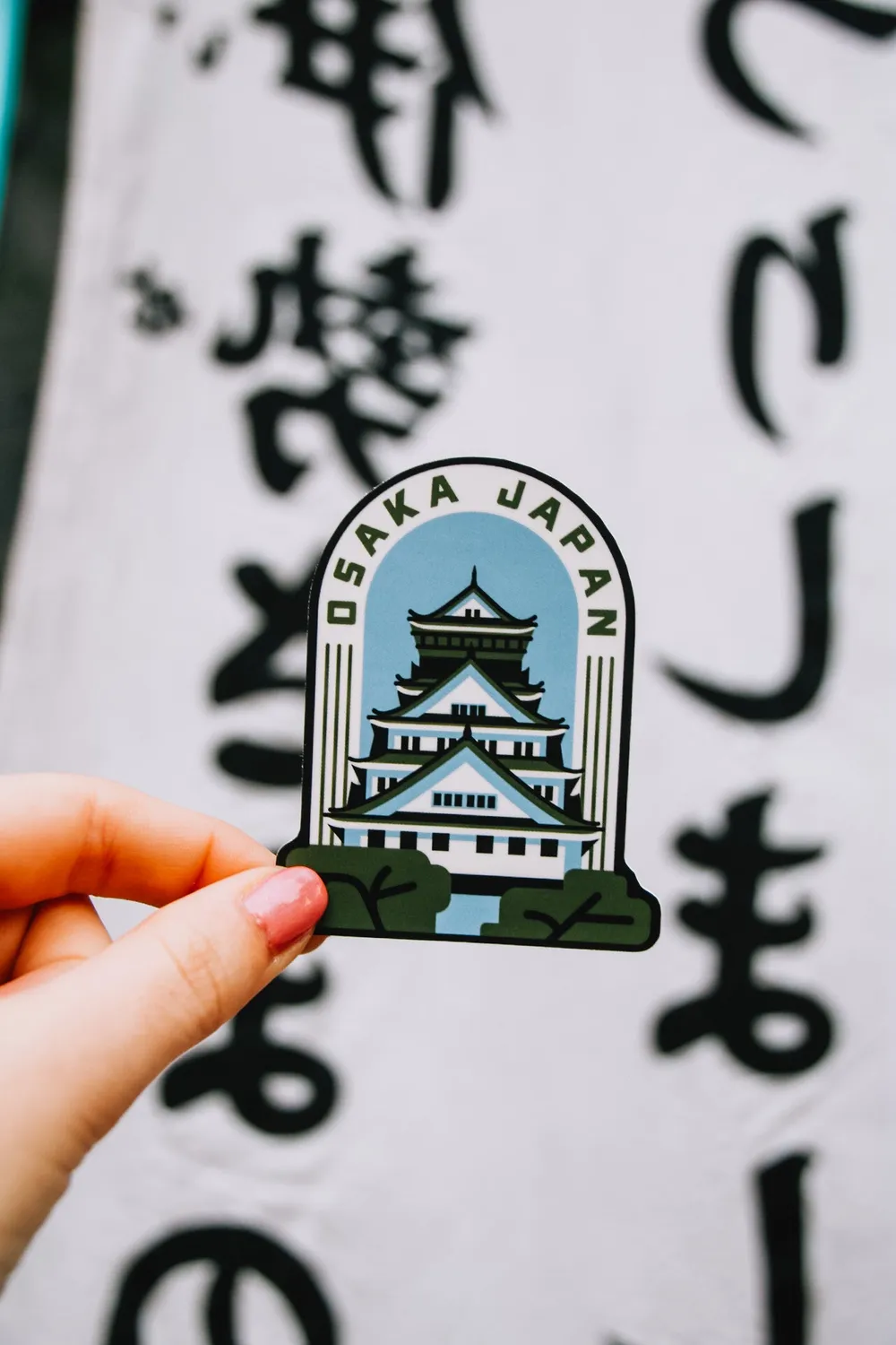 Vagabond Heart Osaka sticker vinyl klistermærke 76mm
