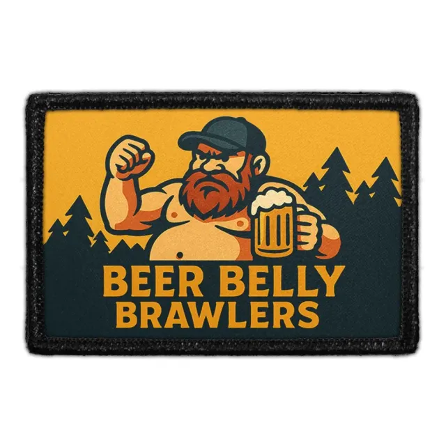Pull Patch Beer Belly Brawlers patch 3x2 velcro
