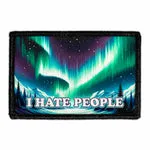 Pull Patch I Hate People Aurora patch velcro