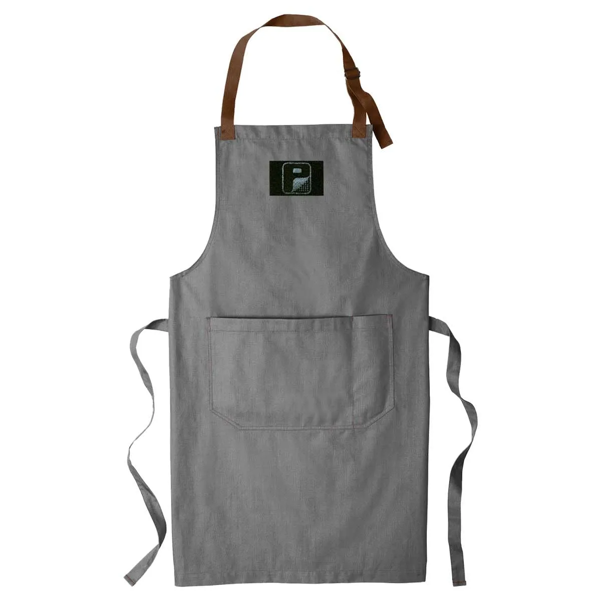 Pull Patch Craftsman Style forklæde ash grey BBQ