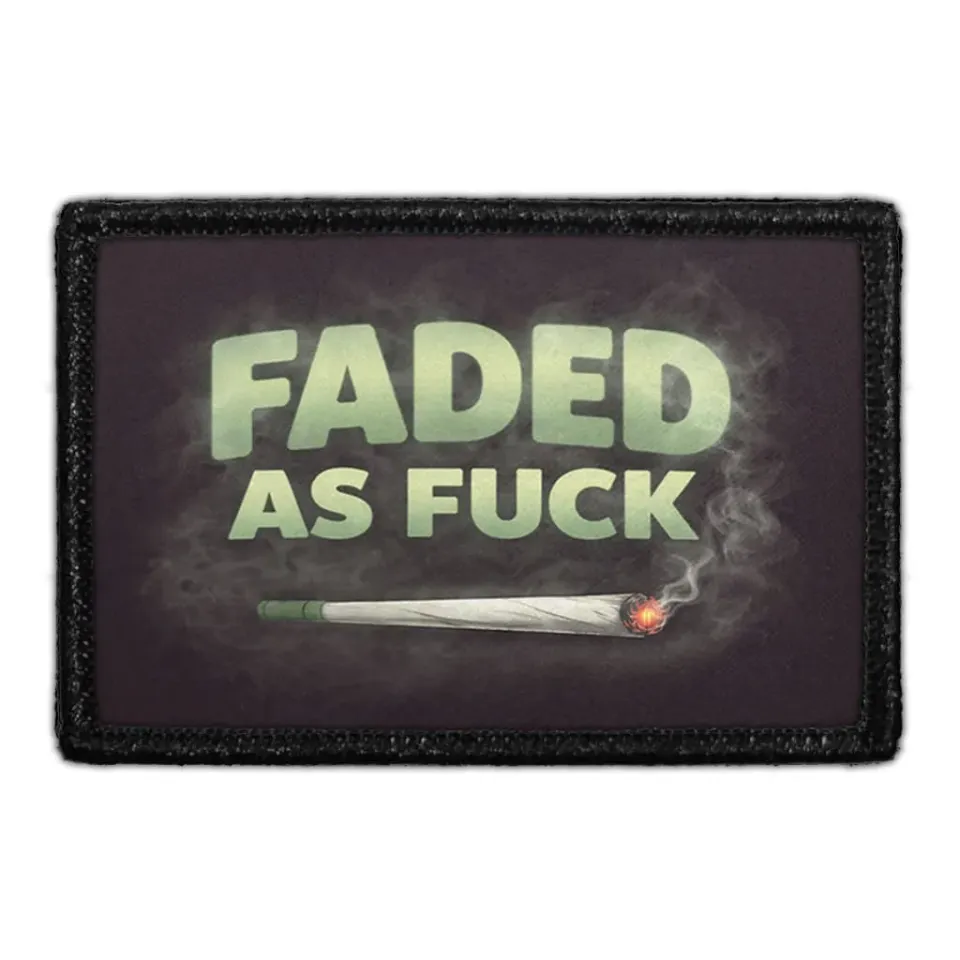 Pull Patch Faded As Fuck patch 3x2 fest