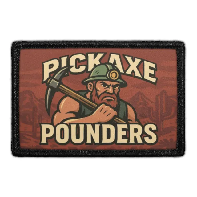 Pull Patch Pickaxe Pounders patch med velcro 7,6x5 cm