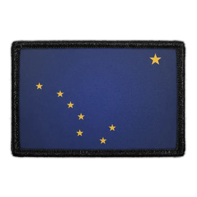 Pull Patch Alaska State Flag patch farve 76 mm