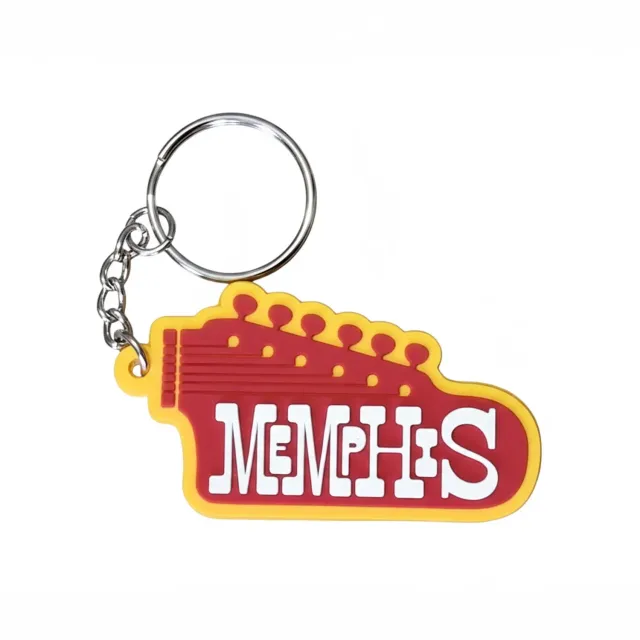 Vagabond Heart Memphis nøglering broderet souvenir