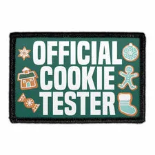 Pull Patch Official Cookie Tester patch velcro – sjov