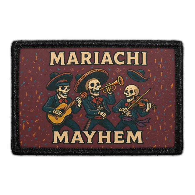 Pull Patch Mariachi Mayhem patch velcro 3x2 musik