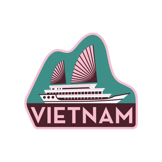Vagabond Heart Vietnam klistermærke junke