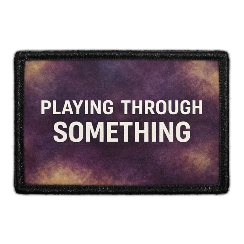 Pull Patch Playing Through Something patch 76x51 mm sport