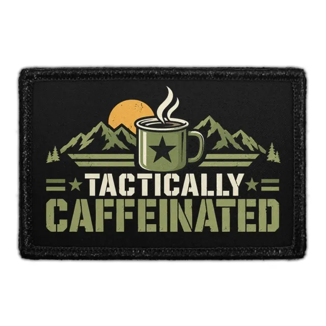 Pull Patch Tactically Caffeinated patch kaffe velcro