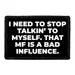 Pull Patch Bad Influence tale patch velcro sjov