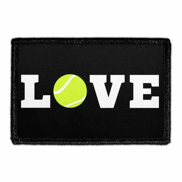 Pull Patch Love Tennis patch velcro tennismotiv