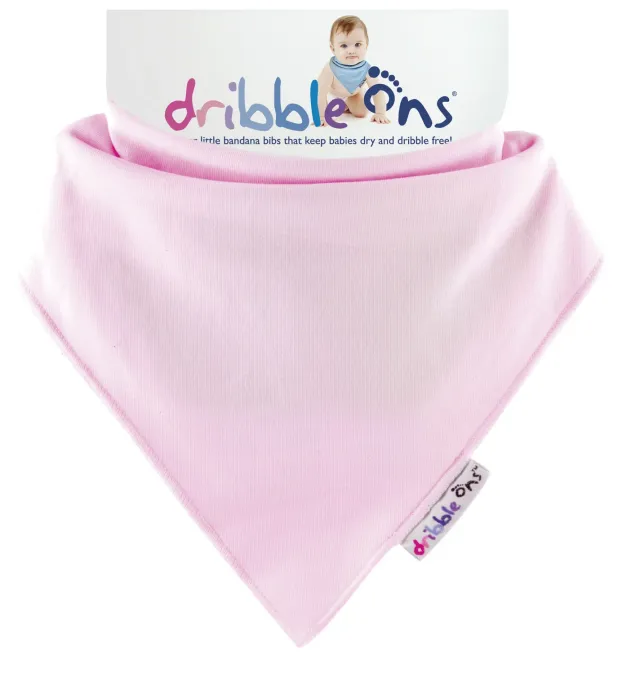 Sock Ons Dribble Ons savlesmæk baby pink
